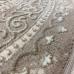Килим бежевий 60х110 сучасна класика Levado 08100A L.BEIGE/L.BEIGE