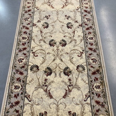 Килимова доріжка ширина 1,20 бежева класика Lotos 523/100