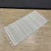 Безворсовий килим 0,80*1,50 на джутовій основі IZMIR 08752A Beige