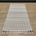 Безворсовий килим 1*2 на джутовій основі IZMIR 08752A Beige
