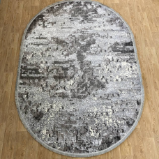 Килим 2.50*3.50 овал Levado 03889A L.Grey/D.Grey