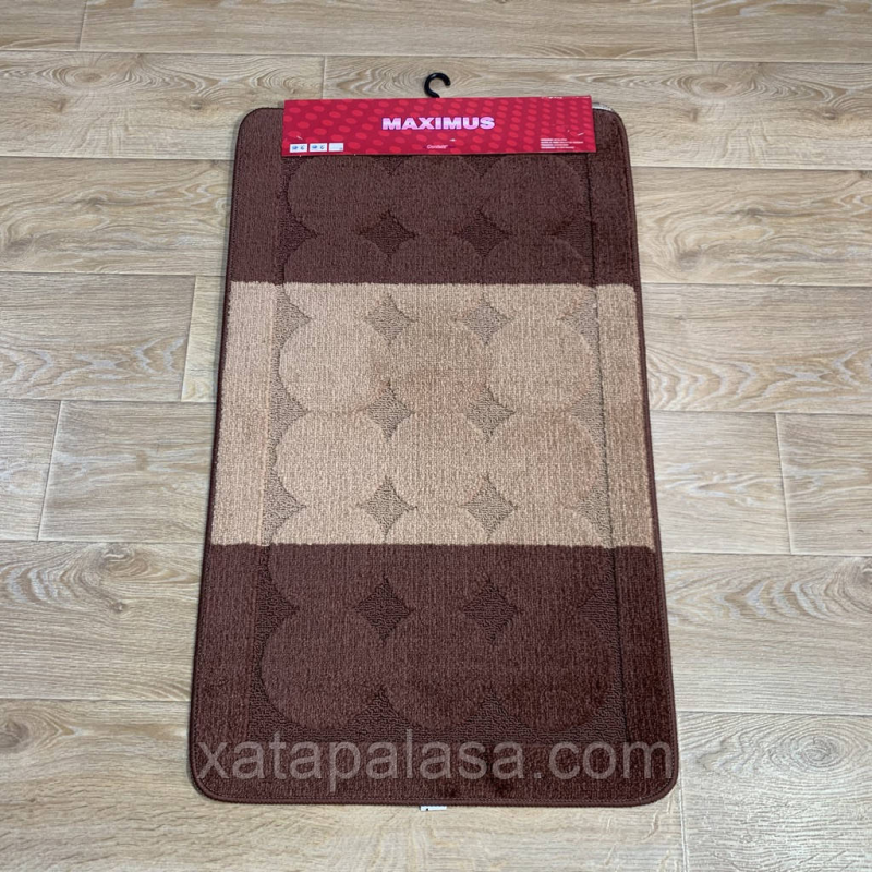 Комплект килимочків до ванної кімнати 60*100+60*50 Maximus 2518 Brown