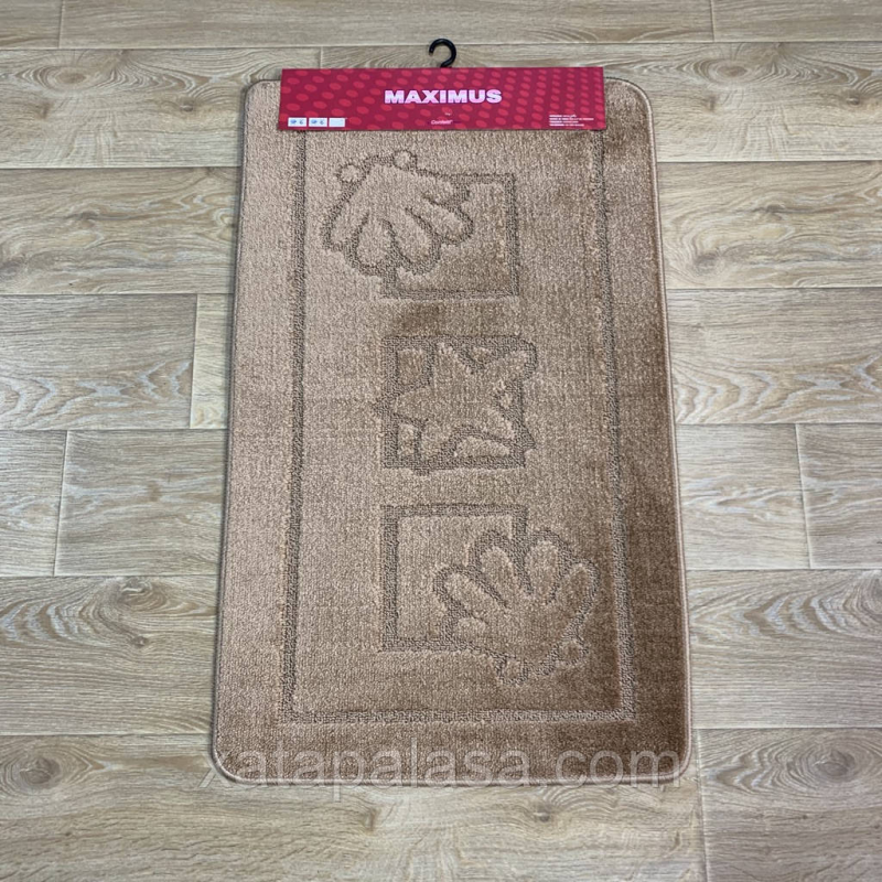 Комплект килимочків до ванної кімнати 60*100+60*50 Maximus MARITIME L.Brown