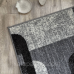 Килим 2,50*3,50 овал сіра абстракція BONITO 7134