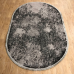 Килим 1х2 сіра абстракція Levado 03916 L.Grey/D.Grey