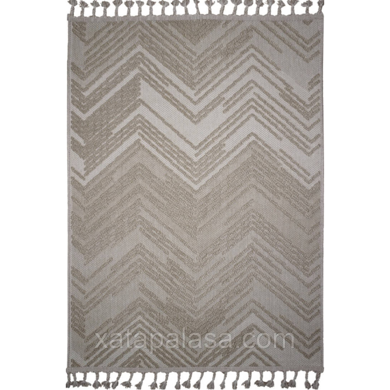 Килим 1.20х1.70 на джутовій основі CALIDO 08328B Beige