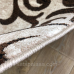 Килим 1,50*3 коричневий вензель Cappuccino 16028/118
