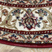 Килим круглий діаметр 1,60м червоний класичний дизайн Amina 27001/210