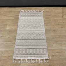 Безворсовий килим 0,60*1,10 на джутовій основі IZMIR 08752A Beige