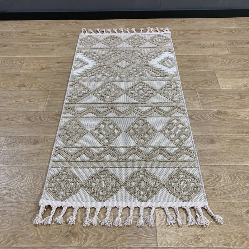Килим 1*2 IZMIR 08334A Beige