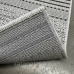Доріжка на гумовій основі ширина 0,60м без ворсу світло-сіра Lana 19246/08