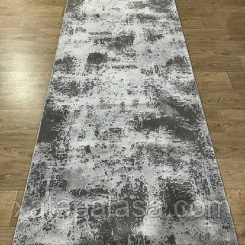 Килимова доріжка ширина 2,50м сучасний дизайн Presto grey