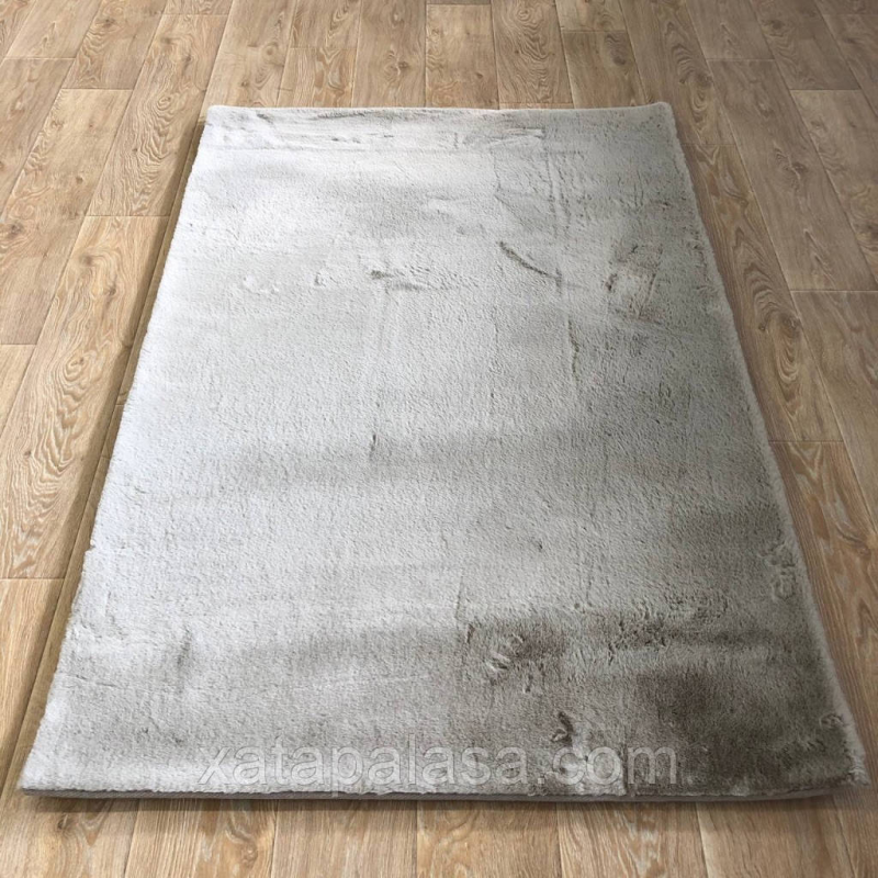 Килим ESTERA 1,20*1,80 BEIGE (штучне хутро беж на бавовняній основі)