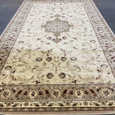 Килим 4х6 бежева класика Лотос 523/100