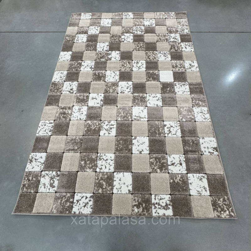 Килим 1,20*1,70 бежева абстракція Fashion 32018/120
