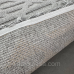 Килим 1*2 Скандинавський стиль, петльовий ворс, сірий з бахромою Stellart 115 Grey