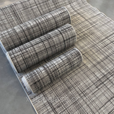 Доріжка без ворсу ширина 1,20м на гумовій основі, не ковзає FLEX 19171/08 сіра