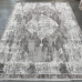 Килим сучасна сіра класика 1.20*1.80 овал Levado 03710A L.Grey/White