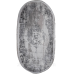 Круглий килим 3м сучасна сіра класика Levado 03710A L.Grey/White