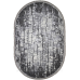 Сірий килим з абстракцією 1х2 Levado 09046A L.Grey/L.Grey