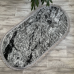 Килим сіра абстракція 1х2 Levado 09045A L.Grey/L.Grey