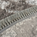Килим 3*4 овал сіра абстракція Levado 03889A L.Grey/D.Grey
