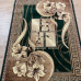 Килим зелений 1,60*2,25 з квітами Gold 365/32