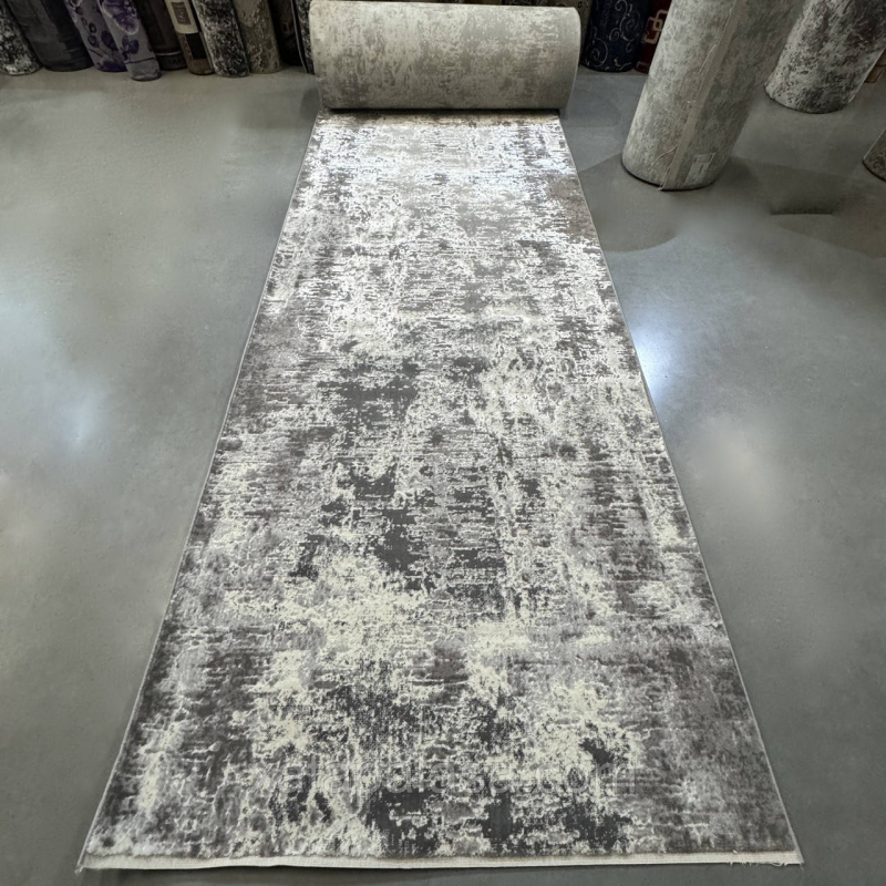 Килимова доріжка 0,80м 1м 1,20м 1,50м 2м JASMINE 9000B Grey