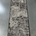 Безворсовий килим 0,67*1,20 на латексній основі коричневий мармур Flex 19197/91