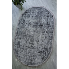 Сучасний сірий килим 2.50*3.50 овал Levado 03605D L.Grey/Beige