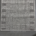 Килимок на гумовій основі 0.98х1 (залишок) без ворсу світла-сіра LANA 19247/08