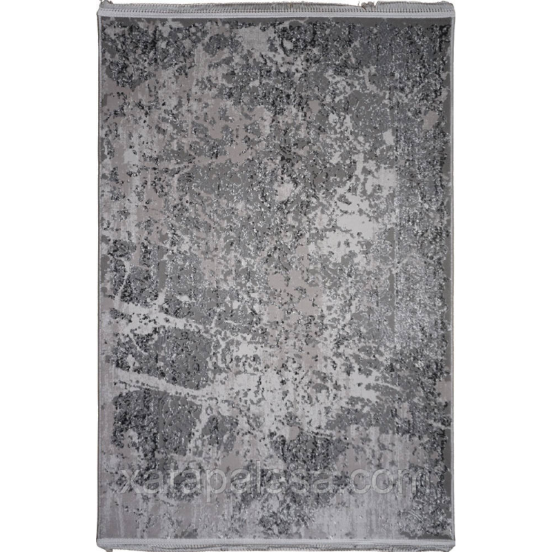 Приліжковий килимок 0.60*1.10 Levado 03913A L.Grey/D.Grey