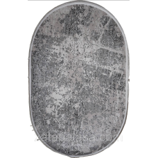 Килим сучасний овал 3*4 Levado 03913A L.Grey/D.Grey