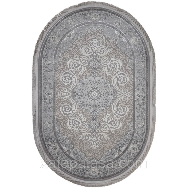 Килим овальний 3х4 Levado 08100A L.Grey/Beige
