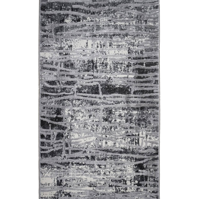 Килимова доріжка ширина 1,20м з блиском Levado 08111A L.GREY/L.GREY