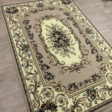Килим 1,60*2,25 бежева класика Gold 235/123