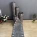 Килим 0.80*1.50 темно-сірий без ворсу на гумовій основі LANA 19247/80