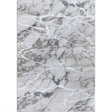 Килимова доріжка ширина 2м сіра абстракція Ельма EL001/106