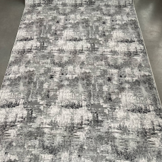 Килимова доріжка ширина 2,50м на прогумованій основі PANDA 2417 GREY