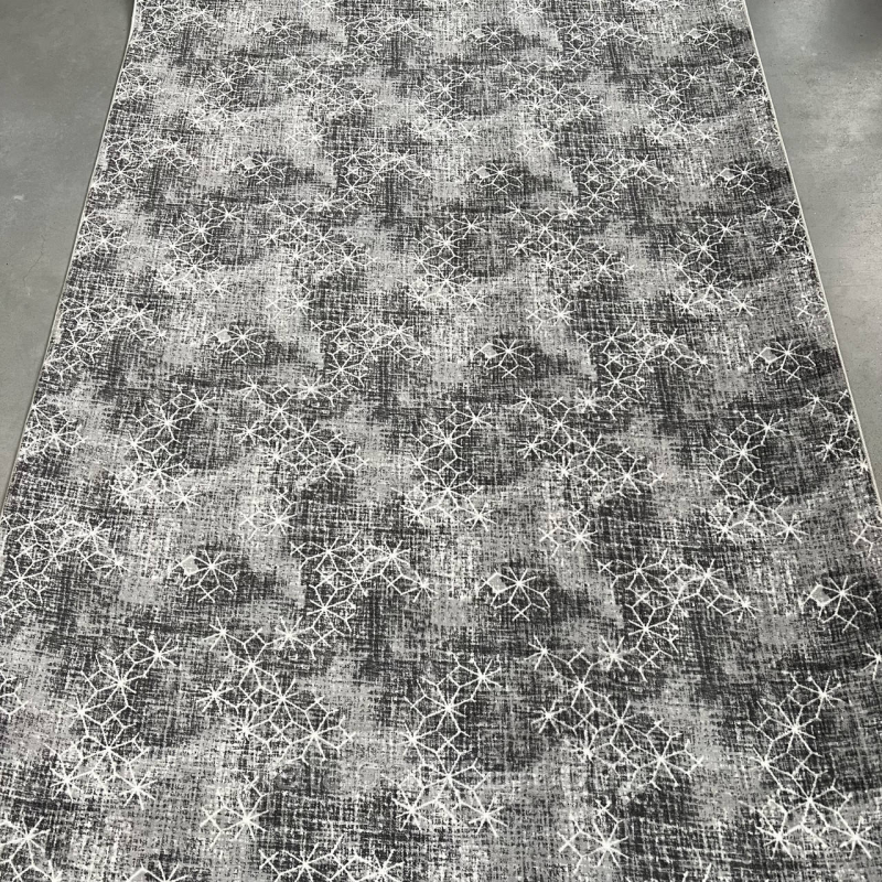 Килимове покриття ширина 2м на прогумованій основі PLATO HALI 3022 GREY