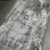 Килим в спальню приліжковий 80х150 Levado 03710A L.Grey/White