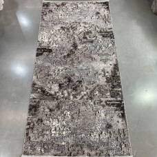 Килимова доріжка ширина 0,80м Levado 03889A L.Grey/D.Grey