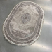Килим 2*3 овал LEVADO 08098A L.GREY/L.GREY