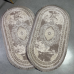Килим приліжковий овал 60х110 Levado 08098A Vizon/L.Beige