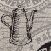 Килим без ворсу 100х140 FLEX 1905-19 бежевий (рогожка на гумовій основі)