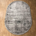 Приліжковий килим овальний 60х110 Levado 03605A L.Grey/White