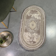 Килим приліжковий овал 60х110 Levado 08098A Vizon/L.Beige