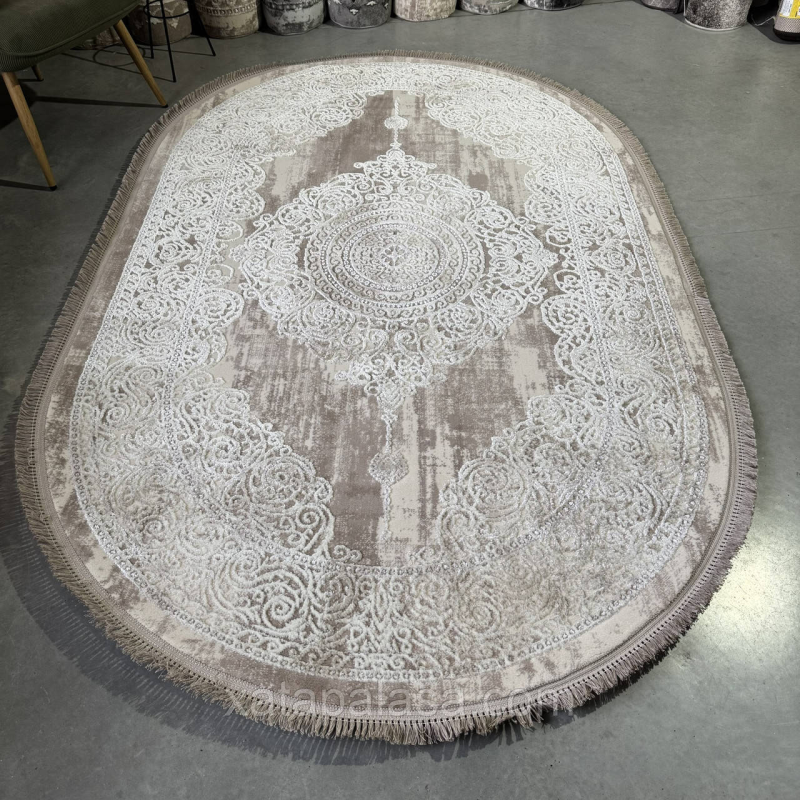 Килим овал 2х3 Levado 03710A L.Beige/L.Beige
