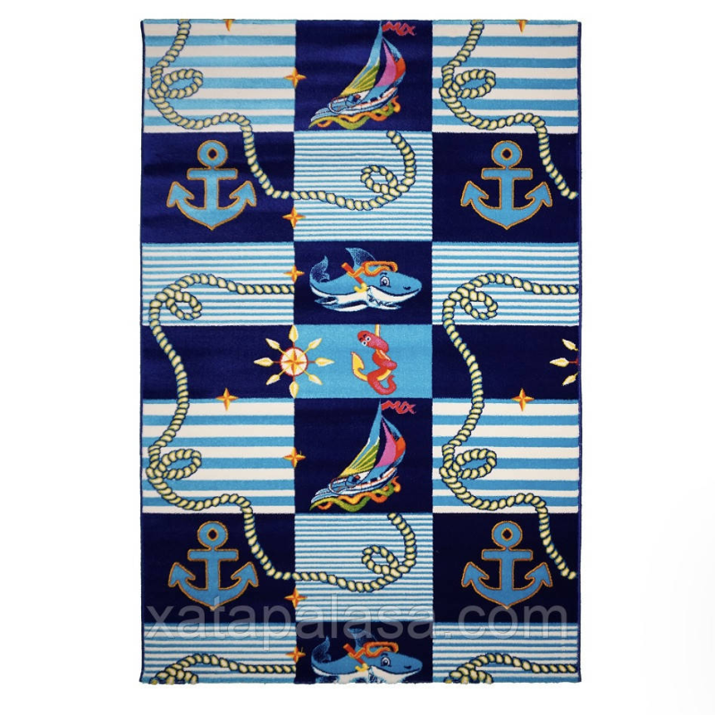 Килим дитячий 150х230 BABY 6041 6041 D.BLUE/BLUE