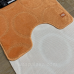Комплект килимочків до ванної кімнати 60*100+60*50 MULTI 2 ORANGE